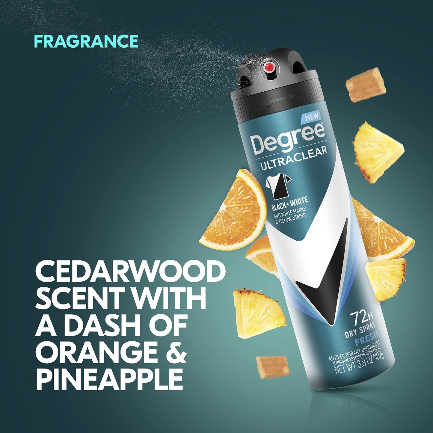 Degree Deodorant 3.8 Ounce Dry Spray Fresh Ultraclear (Pack of 2) Beauty and Personal Care Degree