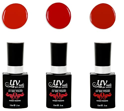 UV-Nails Diana Set of 3 UV or LED gel polish Beauty & Personal Care UV-NAILS