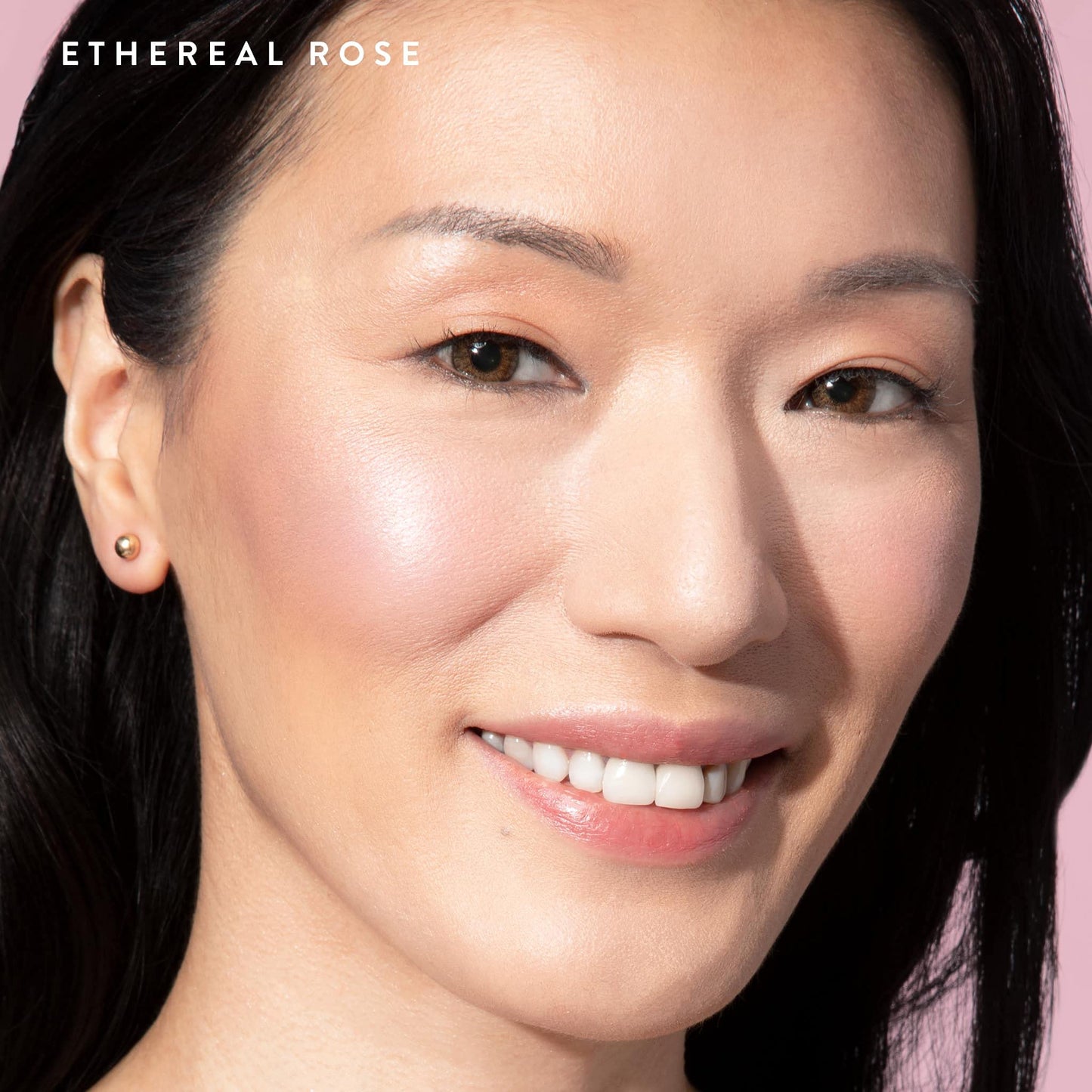 LAURA GELLER NEW YORK Baked Blush-n-Brighten Marbleized Blush for Cheeks - Ethereal Rose - Natural Finish - Buildable Color