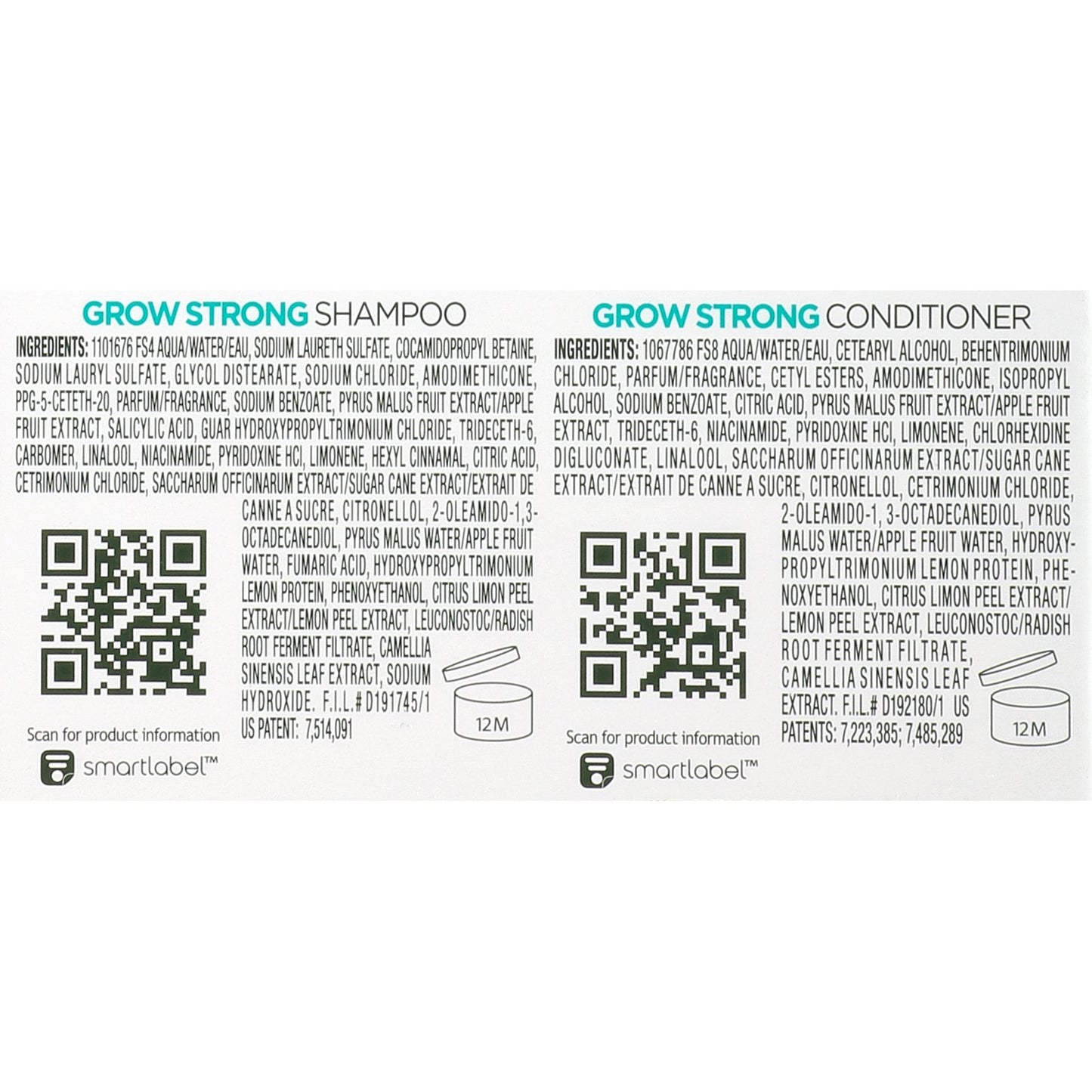 Garnier Hair Care Fructis Shampoo & Conditioner Kit, Grow Strong