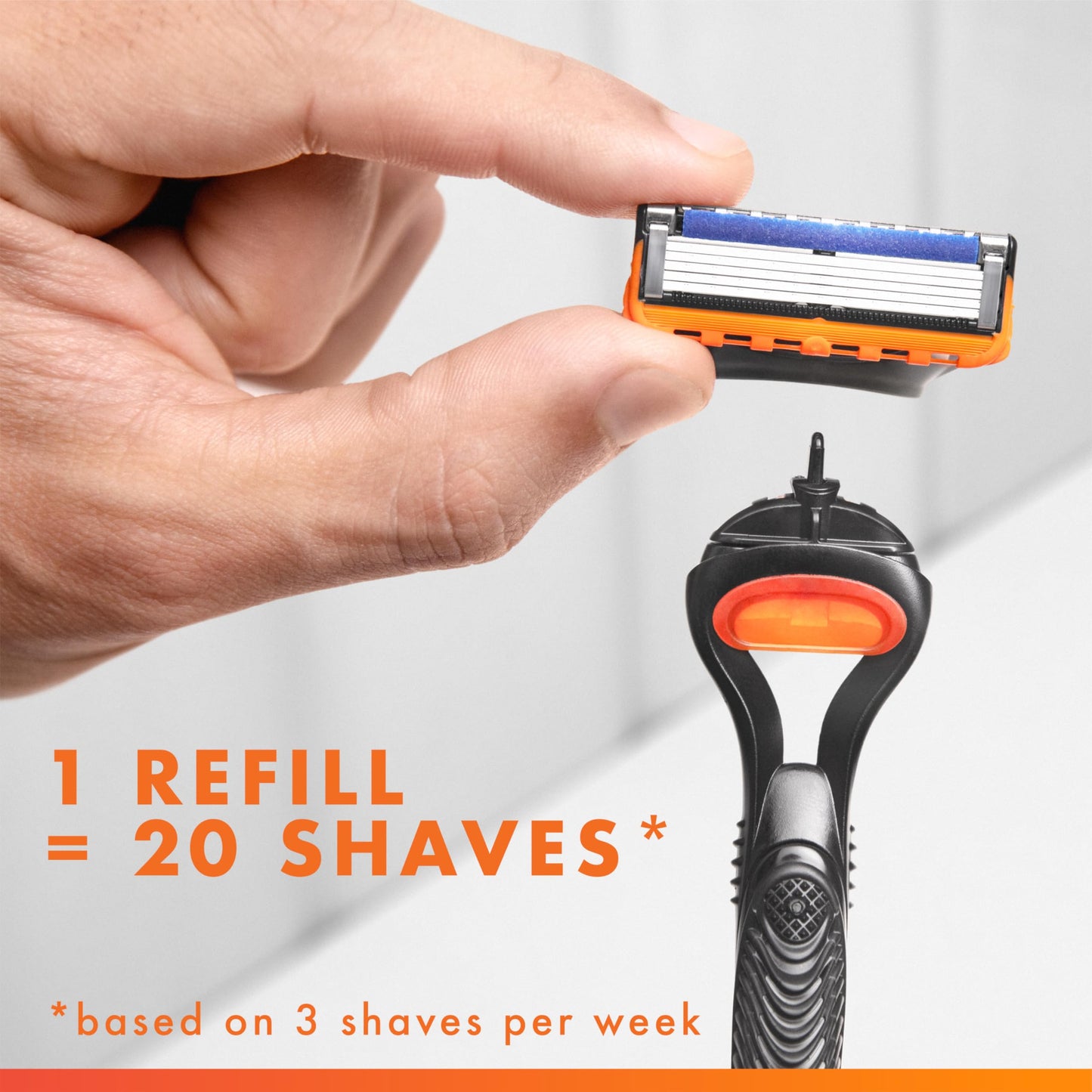 Gillette Fusion5 5-Blade Mens Razor Blade Refills, 12 Count, with Precision Trimmer Beauty and Personal Care Gillette