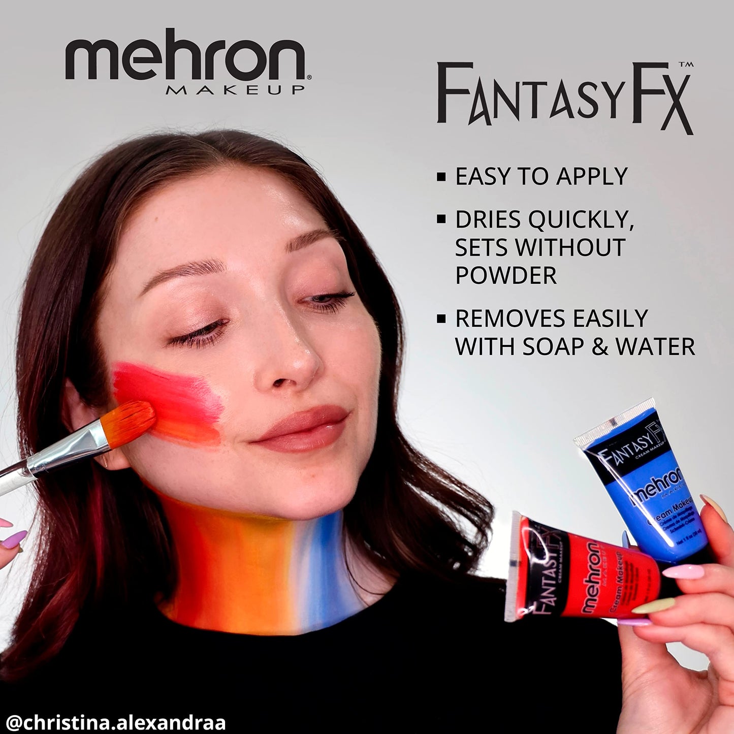 Mehron Makeup Fantasy F/X Water Based Face & Body Paint (1 oz) (GLOW IN THE DARK)
