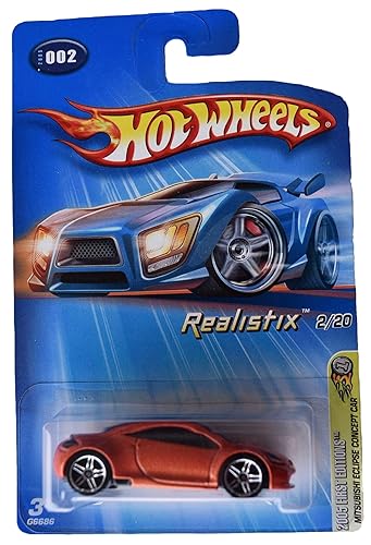 Hot Wheels 2005 First Editions Mitsubishi Eclipse Concept Car Realistix 2/20 [5pr], Orange