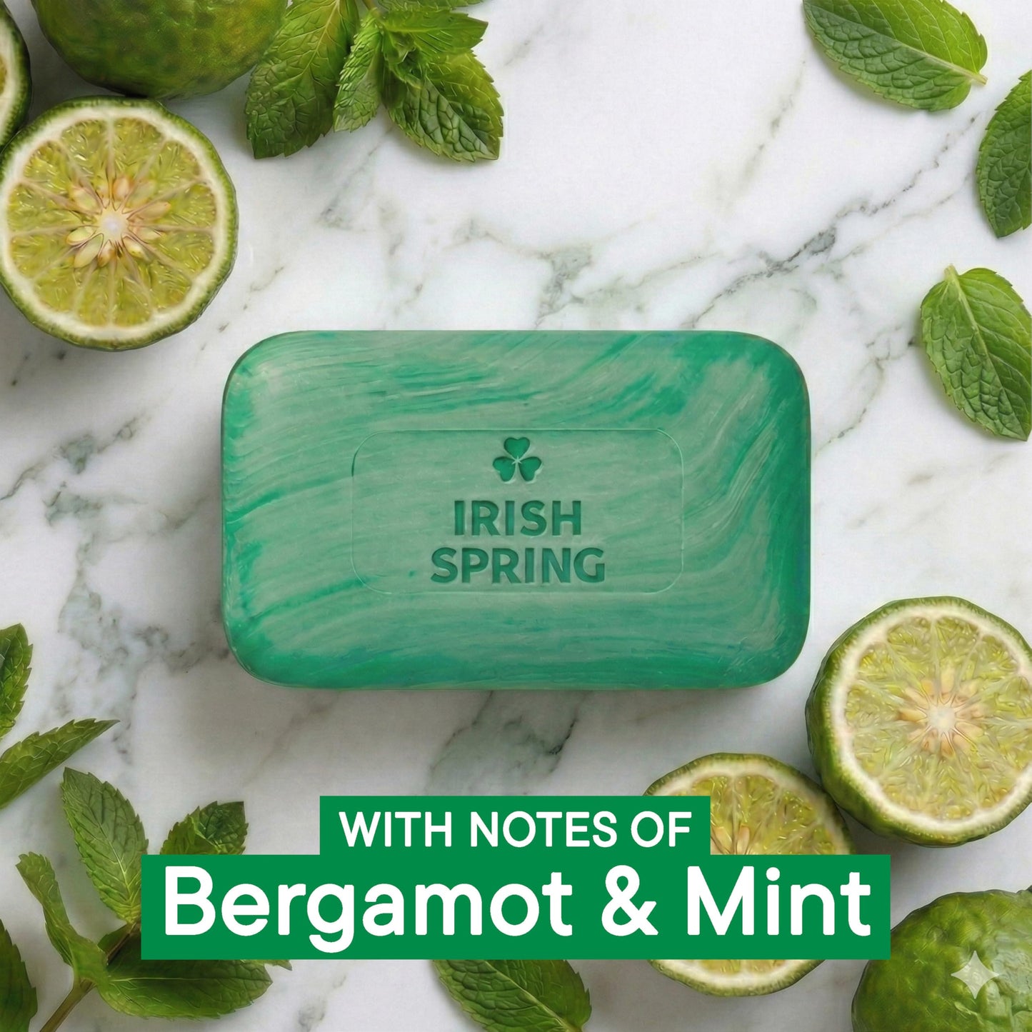Irish Spring Deodorant Bar Soap, Original, Green Irish Spring, 11.1 Ounce Beauty & Personal Care Irish Spring