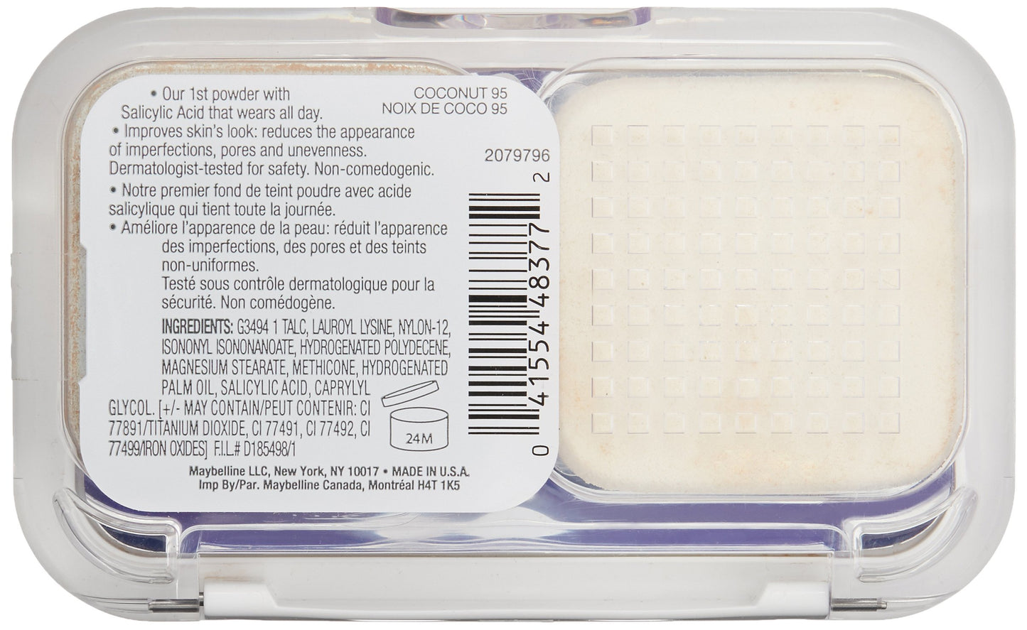 Maybelline New York Super Stay Better Skin Powder, Coconut, 0.32 oz.