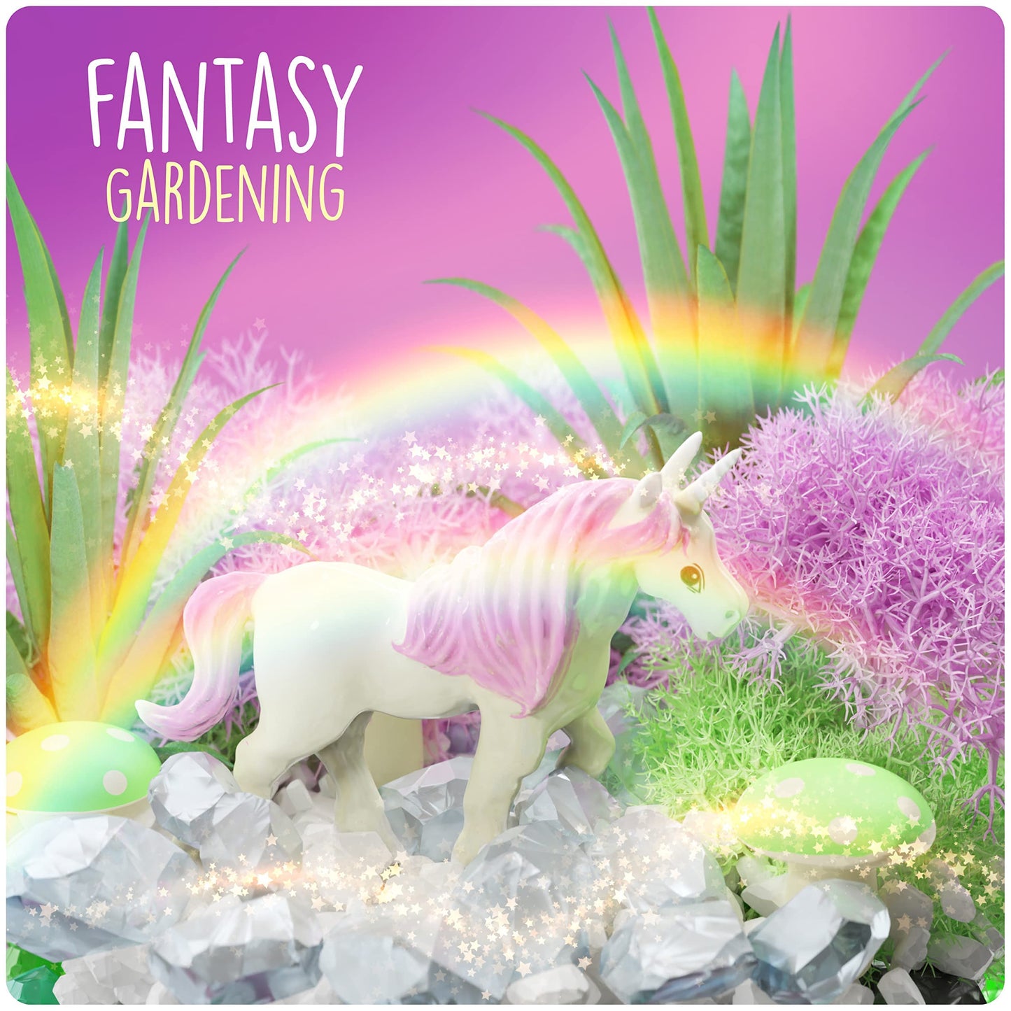 Dan&Darci Light-Up Unicorn Terrarium Kit for Kids – Magical DIY Unicorn Craft Set with Light-Up Jar – Arts & Crafts Gift for Girls & Boys Ages 4-12, Fun Birthday Present & Activity Kit