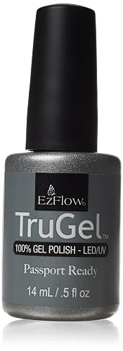 EZ FLOW Trugel Led/UV Gel Polish Jet-Set Ready Colllection, Passport Ready Beauty & Personal Care EzFlow