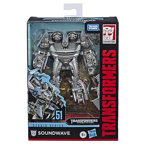 Transformers Toys Studio Series 51 Deluxe Class Dark of The Moon Movie Soundwave Action Figure - Kids Ages 8 & Up, 4.5"