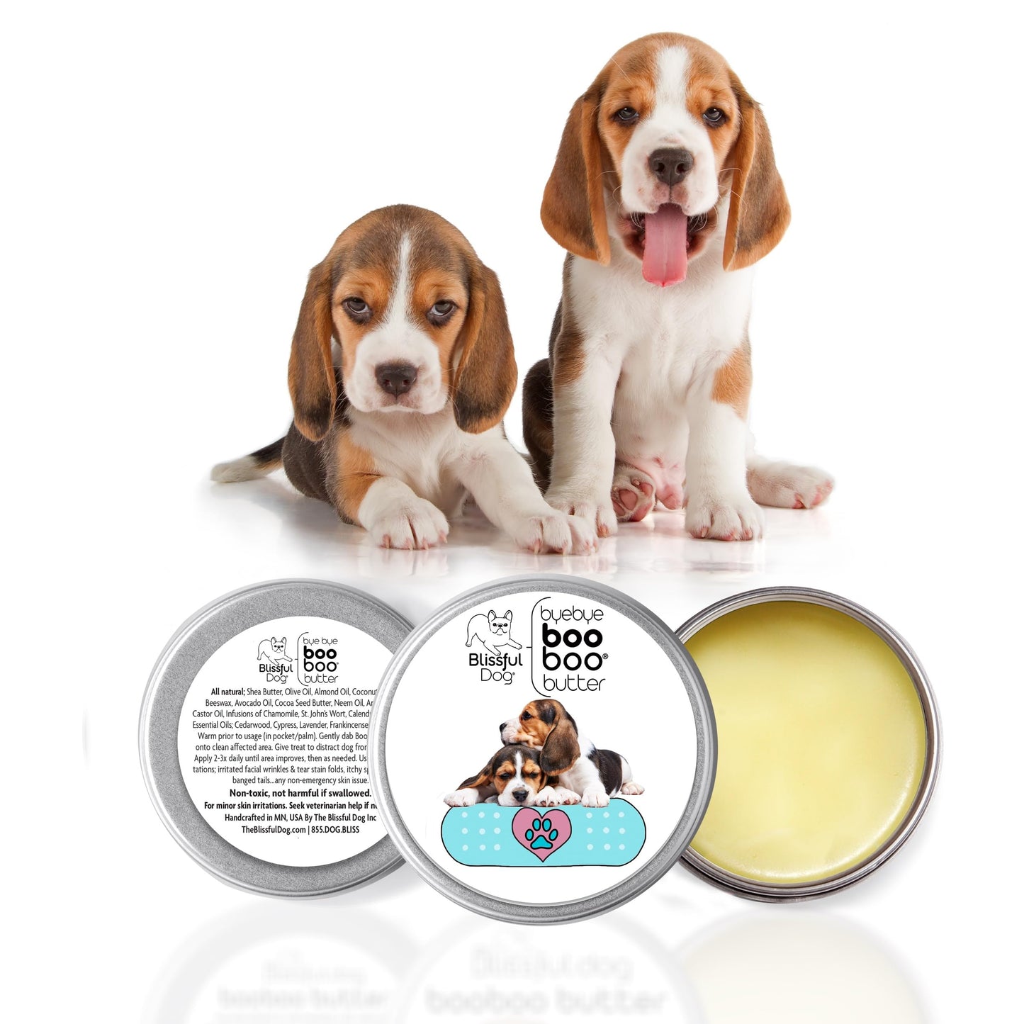 The Blissful Dog 2 oz TIN Beagle Booboo Butter Beauty and Personal Care The Blissful Dog