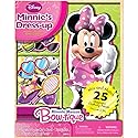 Bendon Disney Minnie Mouse Wooden Magnetic Playset, 25-Piece