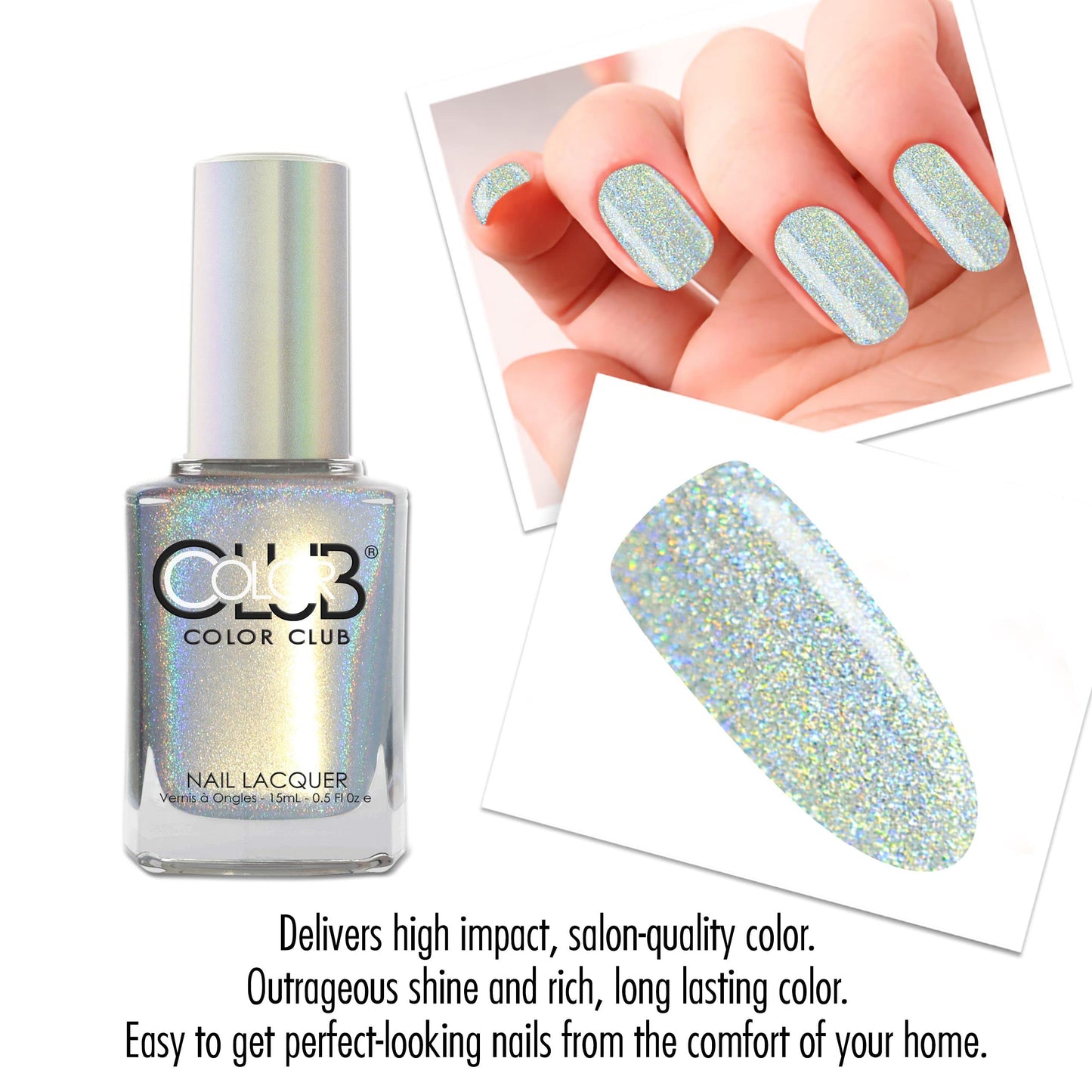 Color Club Halo Hues 2015 Collection 1097 Fingers Crossed Nail Polish Beauty & Personal Care Color Club