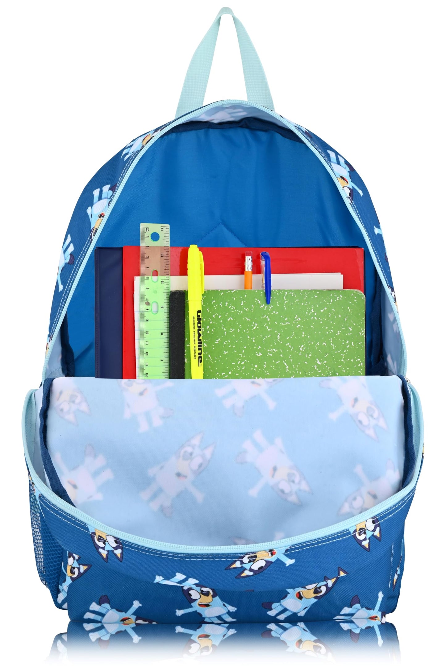 Bluey School Backpack Toddler Backpack for School | 16" Kids Bookbag for Boys, Girls, Unisex | Bluey Boys Bookbag for Kids