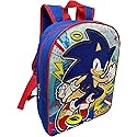 Ruz Sonic The Hedgehog Kid's Licensed 15 Inch School Backpack (Sonic I)