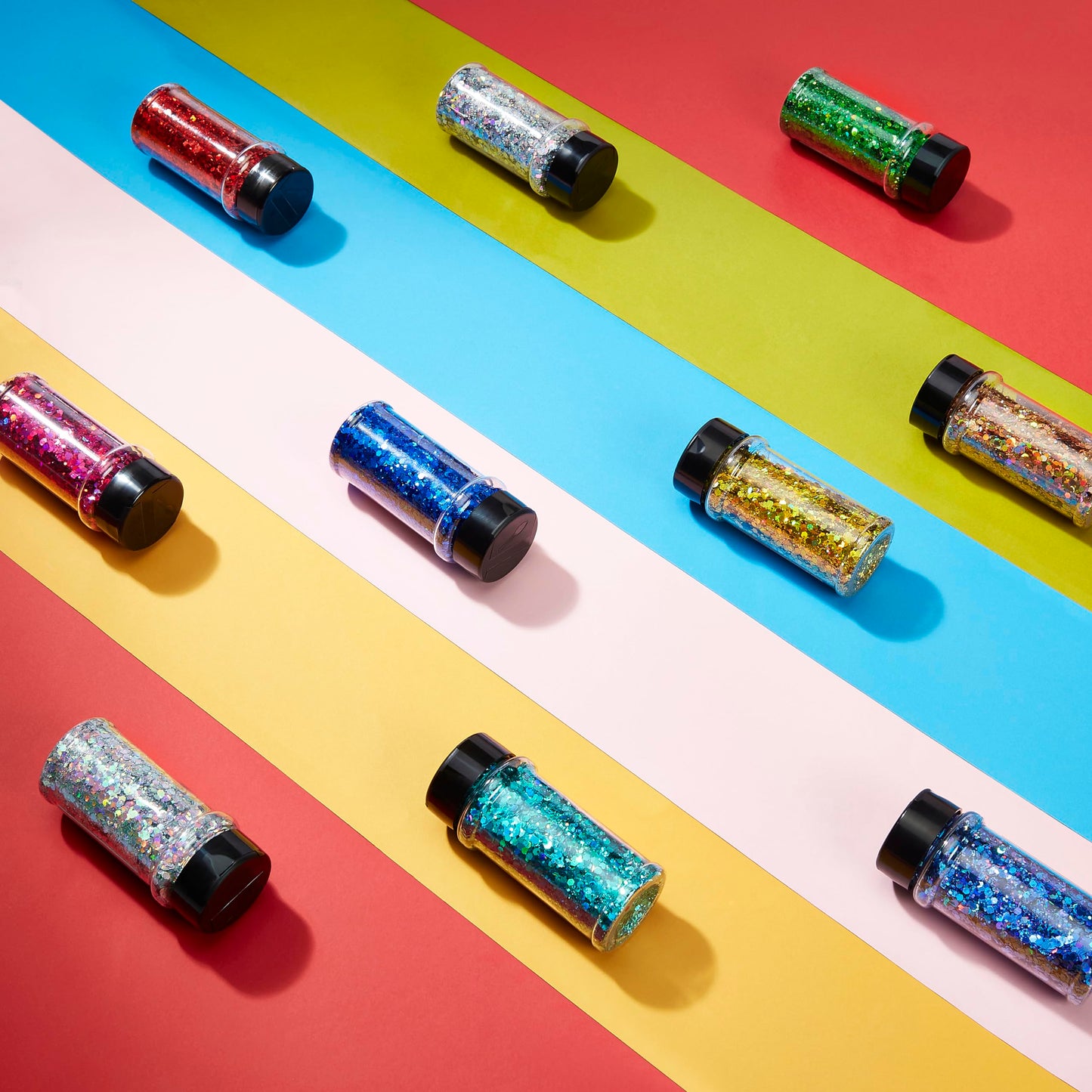 Makerflo Holographic Chunky Mix Glitter Variety Set. Iridescent Glitter for Resin Arts and Crafts, DIY Tumblers, Body Nail, Glitter for Any Crafts