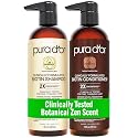 PURA D'OR Clinically Formulated Biotin Shampoo & Hair Regrowth Conditioner For Hair Thinning - 2X Concentrated Proprietary Thickening Blend For Women