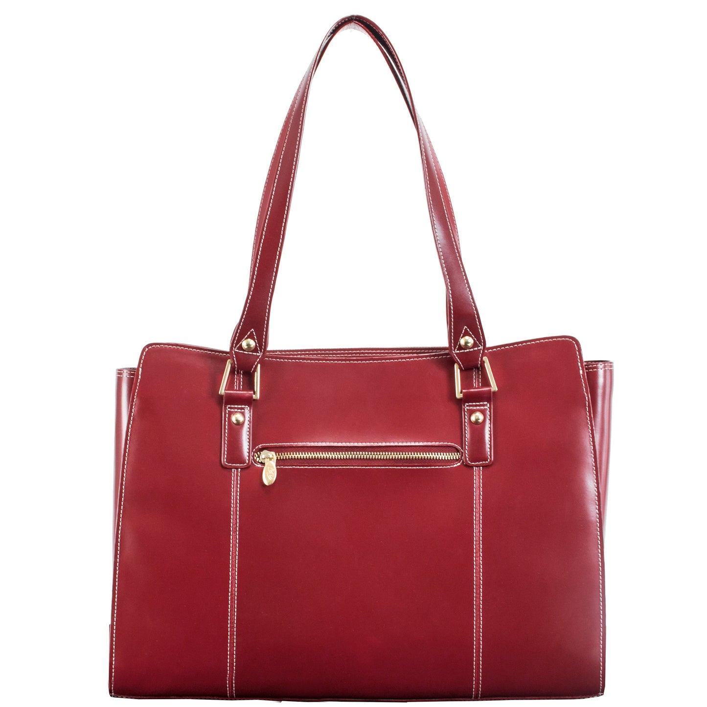 McKlein GLENNA, Leather Ladies' Tote with Tablet Pocket, Laptop Bag for Women Lightweight Leather, Computer Tote Bag, Briefcase Large Capacity Handbag