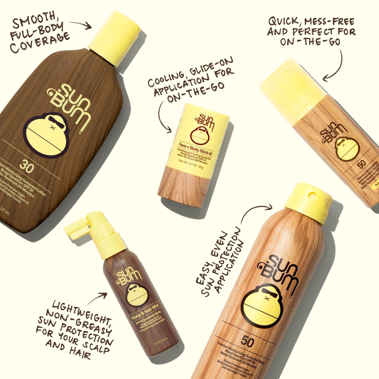 Sun Bum Original Moisturizing Sunscreen Lotion SPF 30 with Sonny Sticker, Vegan and Hawaii 104 Act Compliant Octinoxate & Oxybenzone Free, Broad