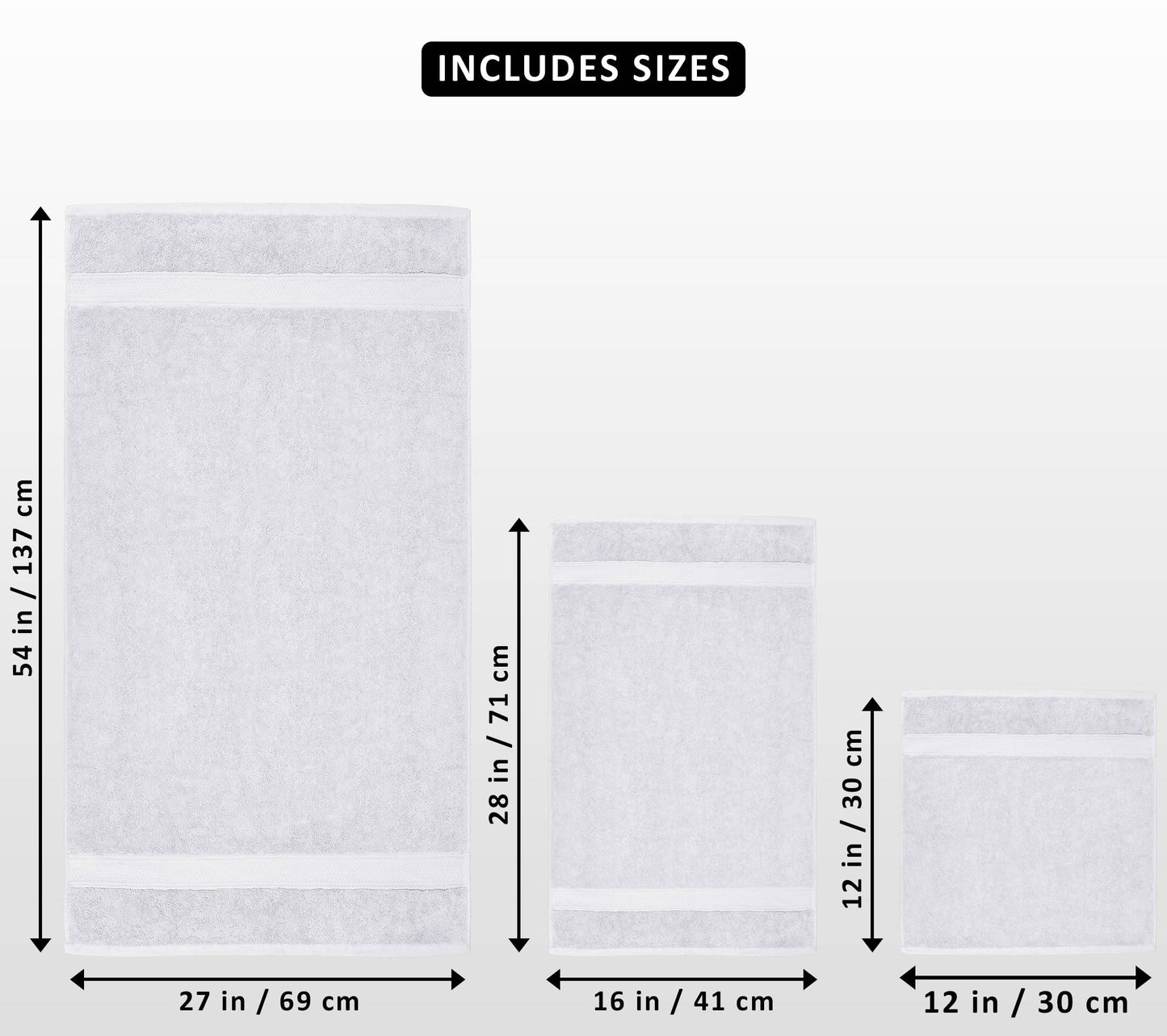 Utopia Towels 8 Piece Luxury Towel Set - Majestic Plush, Super Absorbent & Quicker-to-Dry, Thick 100% Ring Spun Cotton Towels for Bathroom, Spa…