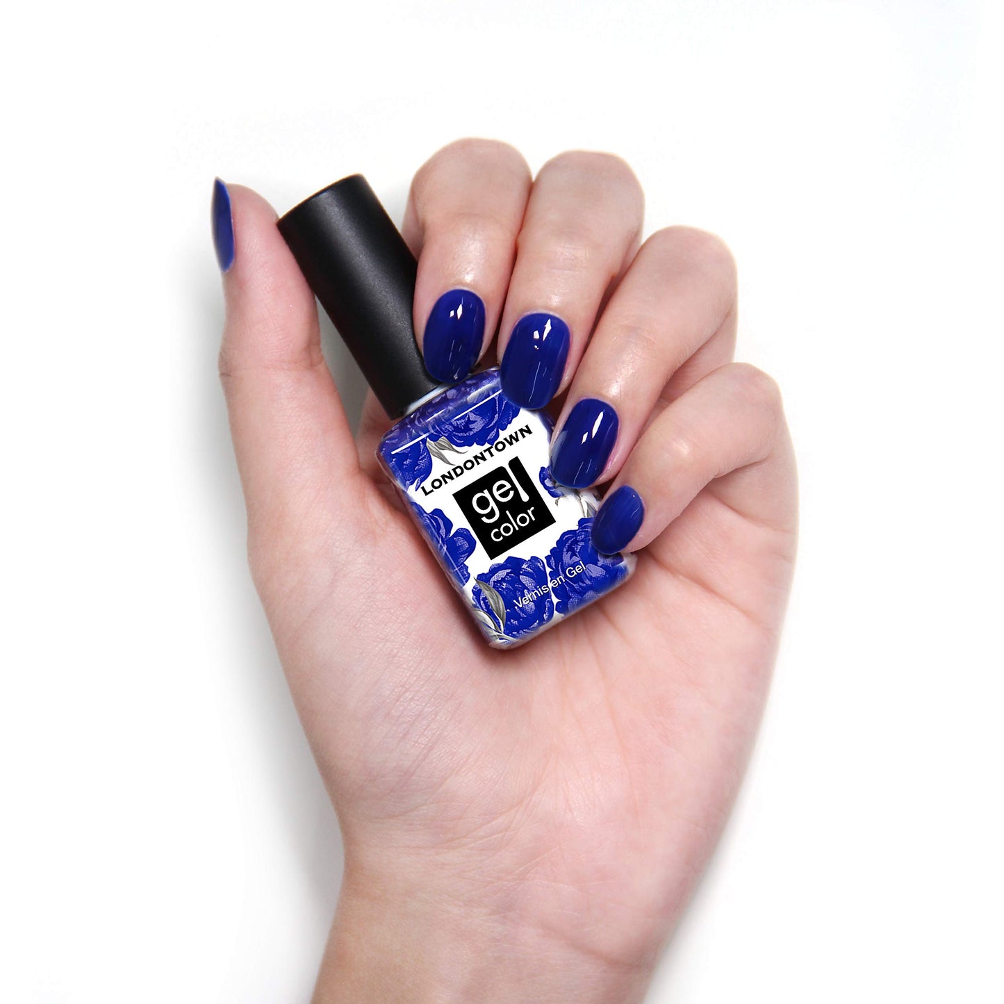 LONDONTOWN UV/LED Gel Nail Polish, Glossy Royal Blue, Cocktail Hour, 0.4 Fl Oz, Long Lasting, Chip Resistant High Shine Color Beauty & Personal Care LONDONTOWN