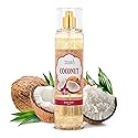Luxurious Coconut Body Mist Fine Fragrance, Women's Warm & Cozy Luxury Scented Gifts & Presents, 8oz Fine Mist Spray Bottle (Coconut)
