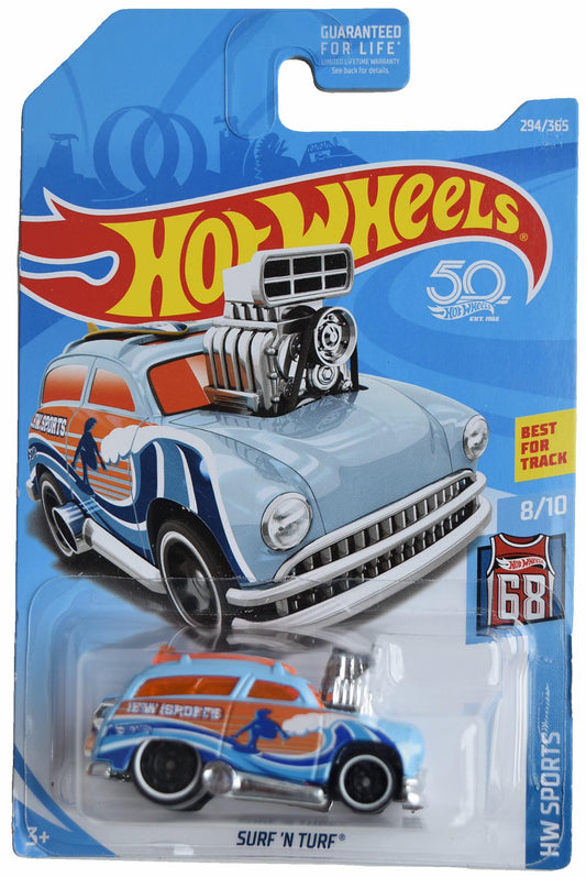 Hot Wheels Surf 'n Turf, HW Sports 8/10 [Blue] 294/365