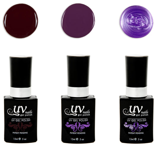 UV-Nails Artemis Set of 3 UV or LED gel polish Beauty & Personal Care UV-NAILS
