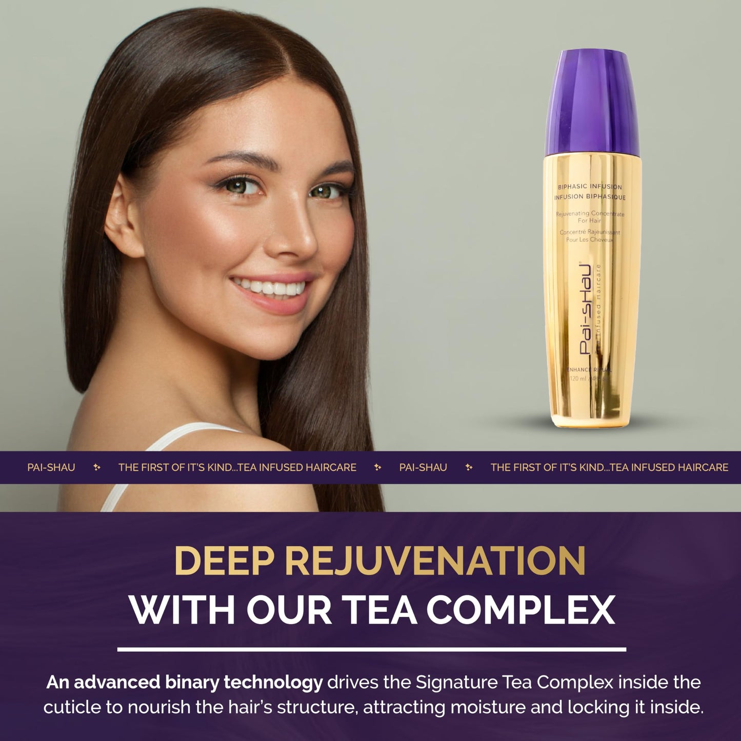 Pai-Shau - Biphasic Infusion & Style Soufflé Set, Oil-Free Hair Serum and Medium Hold Styling Cream, Shine, Heat Protection & Frizz Control for All
