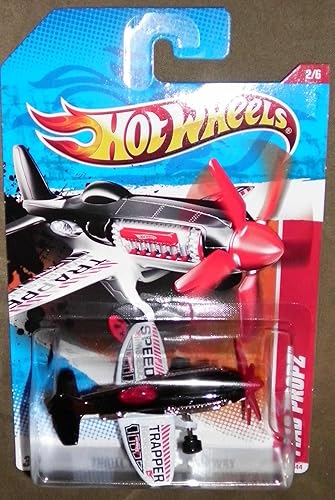 Hot Wheels 2011 Thrill Racers Mad Propz (Airplane) 188/244, Black and White