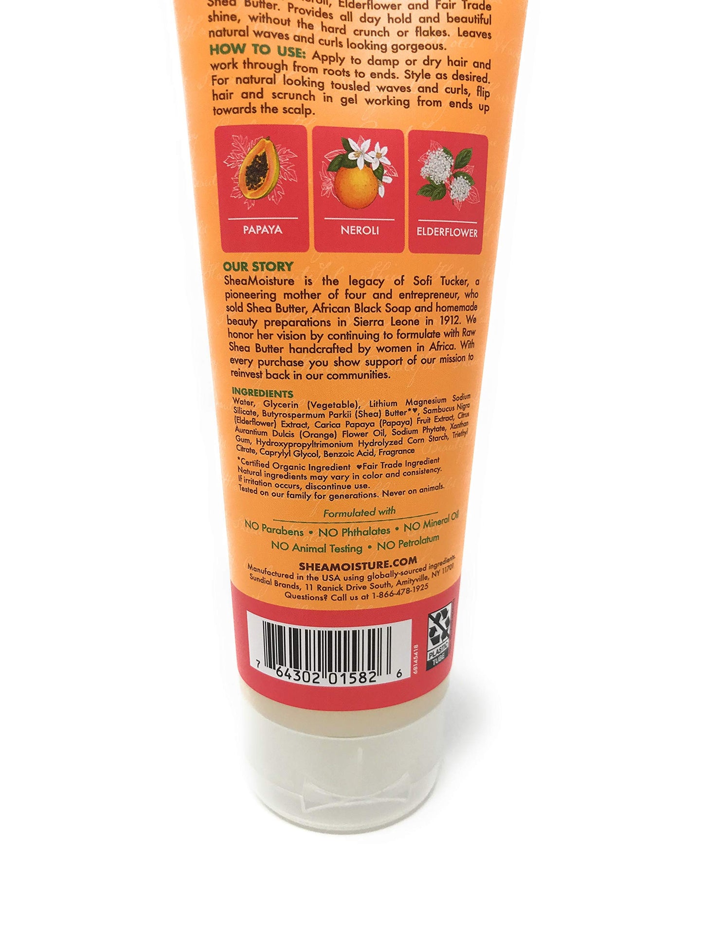 Shea Moisture, All Day Frizz Control Styling Gel Papaya & Neroli, 8 Ounce