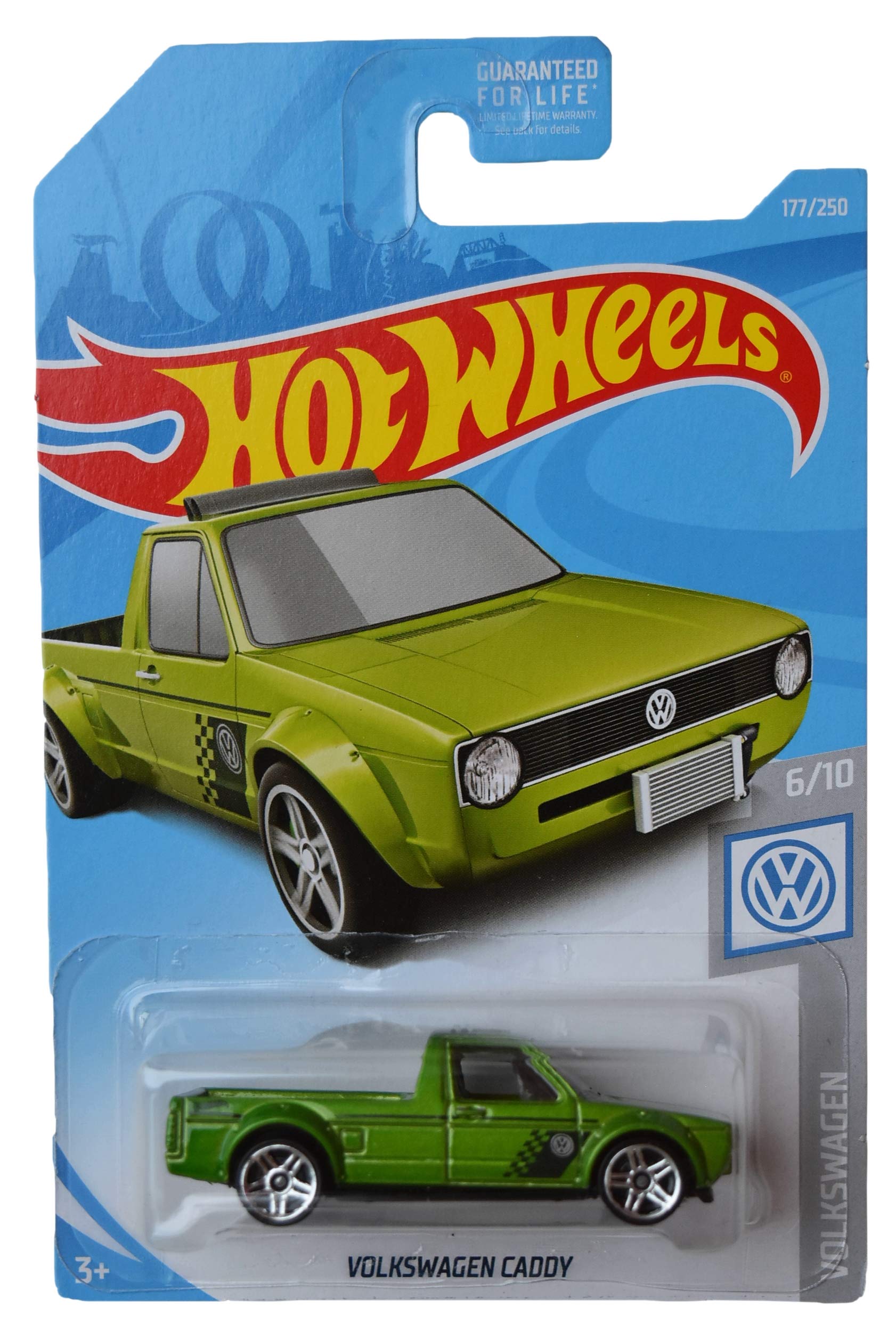 Hot Wheels Volkswagen Caddy – Série 6/10, 177/250, Vert – Miniature Collection