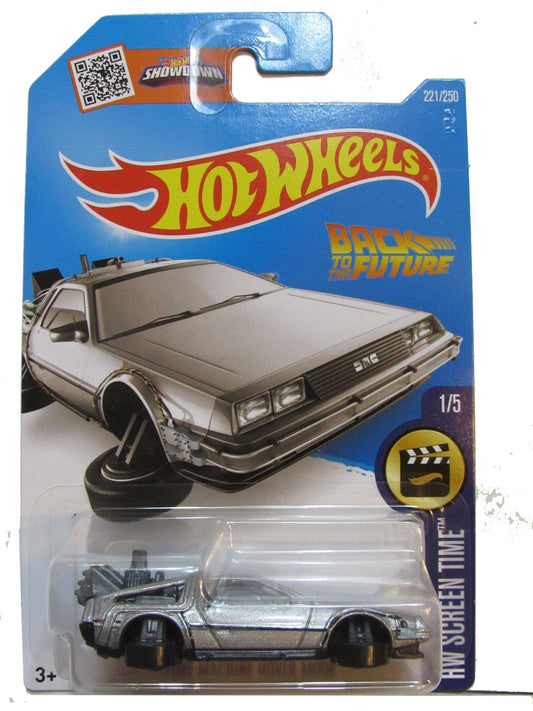 Hot Wheels, 2016 HW Screen Time, Back to the Future Time Machine - Hover Mode Die-Cast Vehicle #221/250