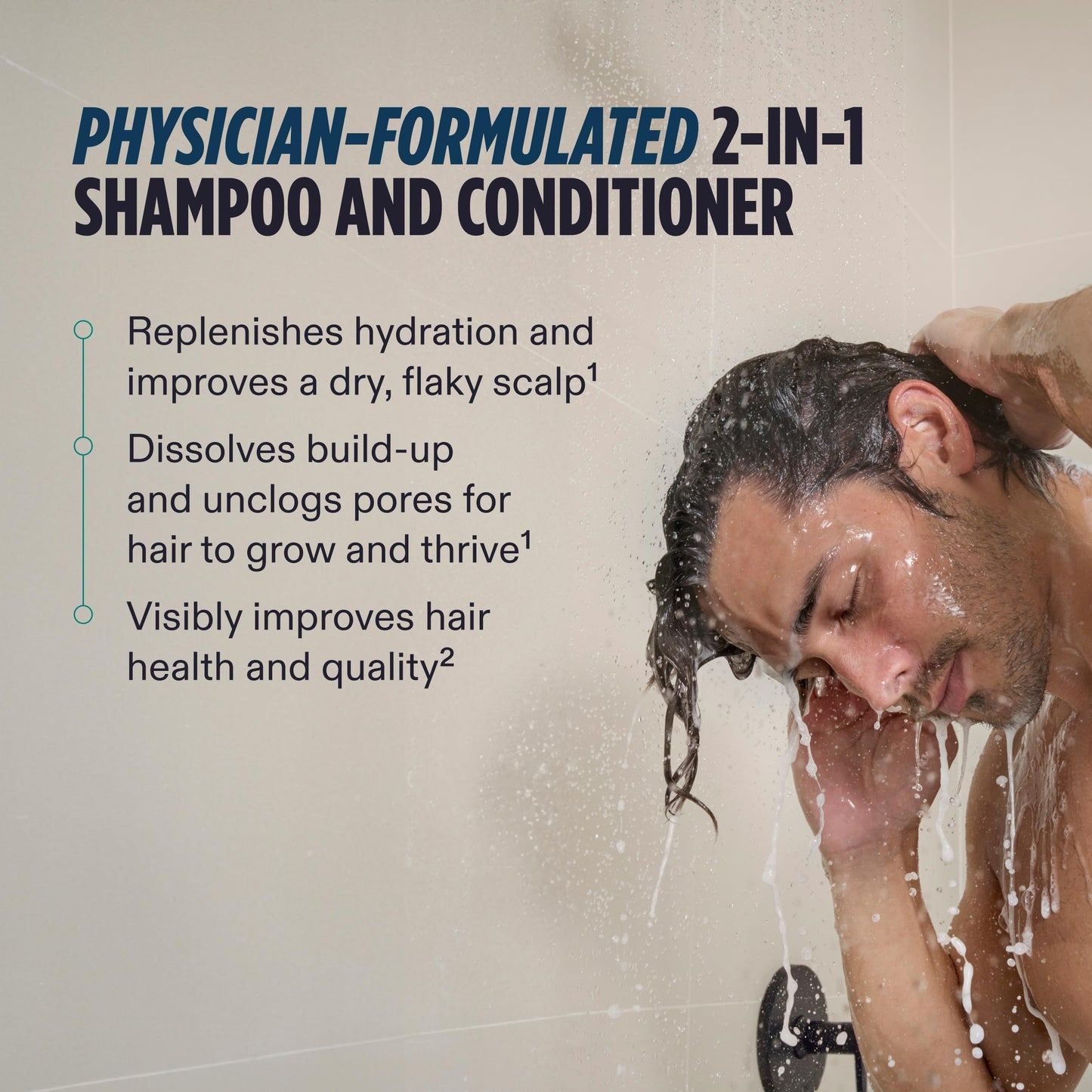 Nutrafol Men's Shampoo and Conditioner 2-in-1, Cleanses, Hydrates, Unclogs Pores, Improves Hair Volume & Strength, Physician-formulated for Thinning Beauty and Personal Care Nutrafol