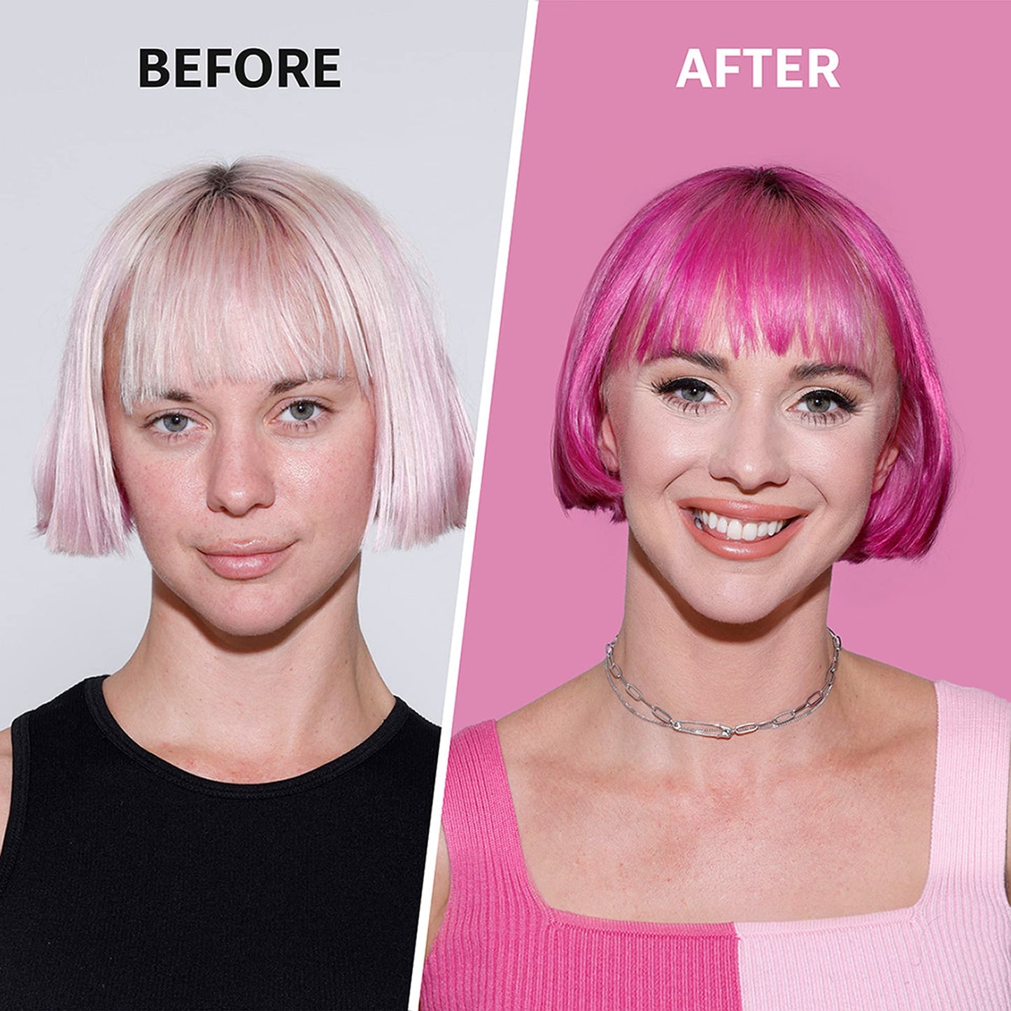 Splat Color Crush Bold Foam Hair Color, Pink, 5 oz., Refresh Vivid Colors in Just 10 Minutes, Lasts Up to 10 Washes, Buildable Foam Hair Product
