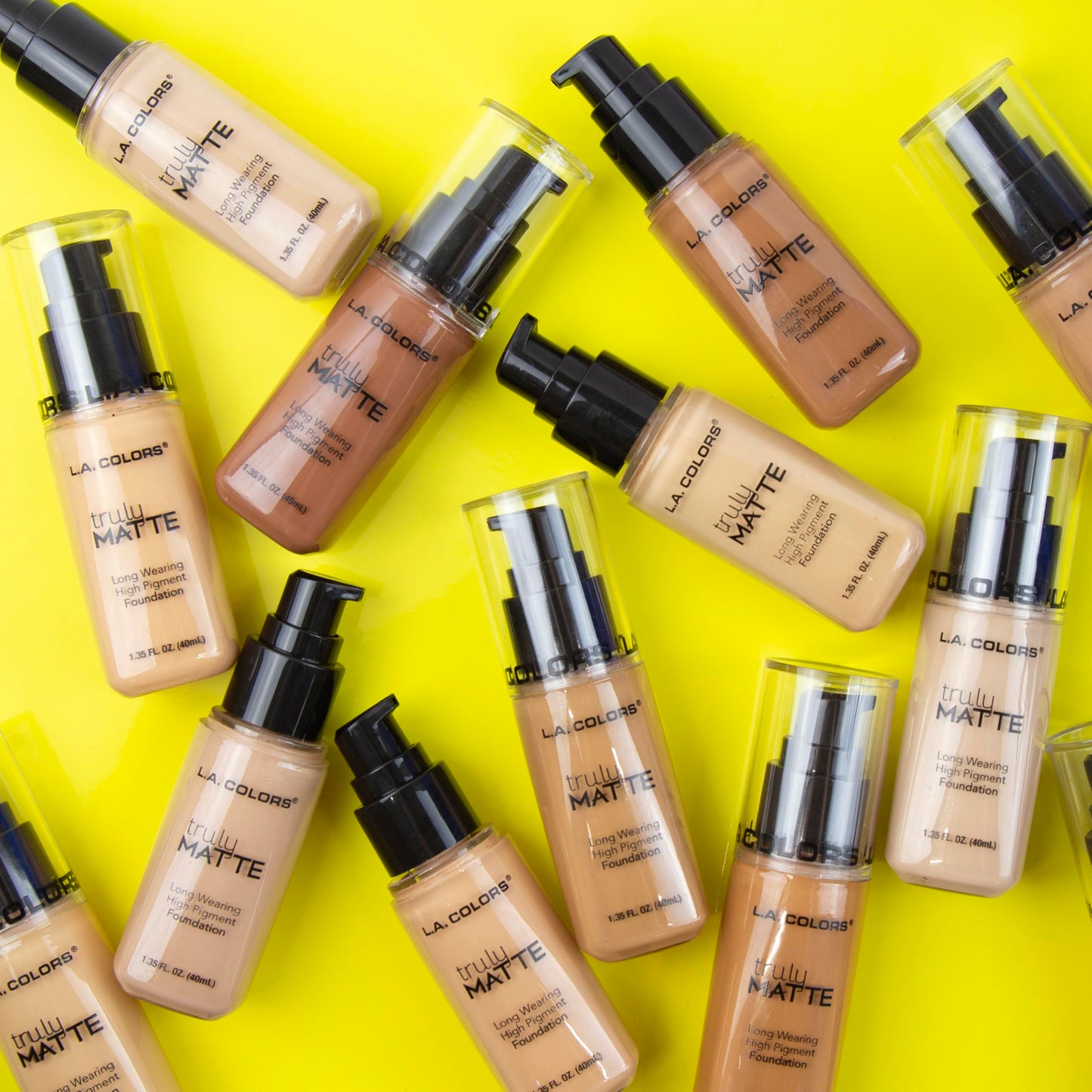 L.A. COLORS Truly Matte Foundation, Mahogany CLM364