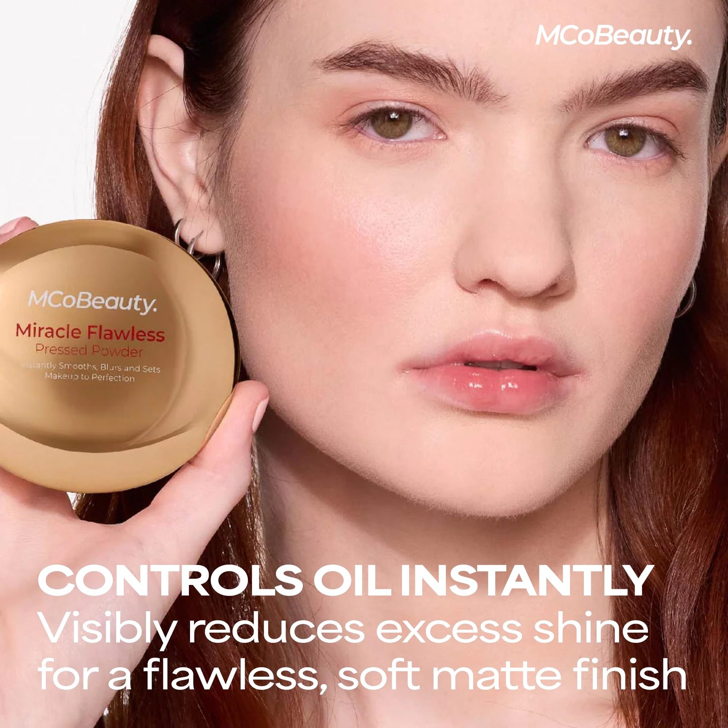 MCoBeauty Miracle Flawless Pressed Powder - 1 Light Beauty and Personal Care MCoBeauty