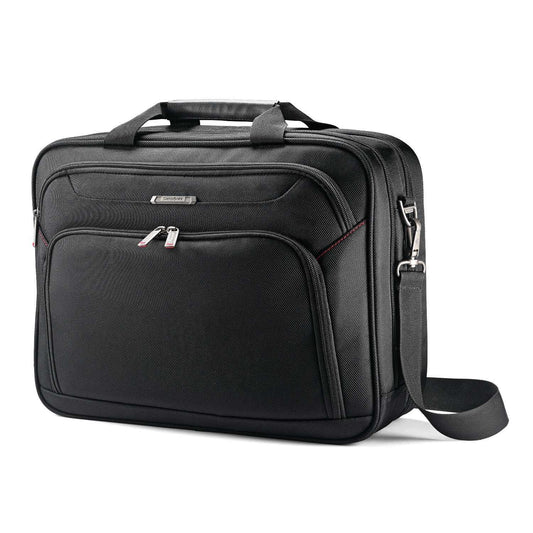Samsonite Xenon 3.0 Gusset Check-Point Friendly Tech Locker Brief, Black, Double Gusset