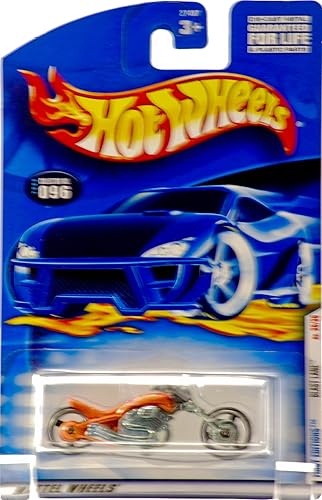 Hot Wheels 2001 Blast Lane (Motorcycle) #96, Orange (First Edition)
