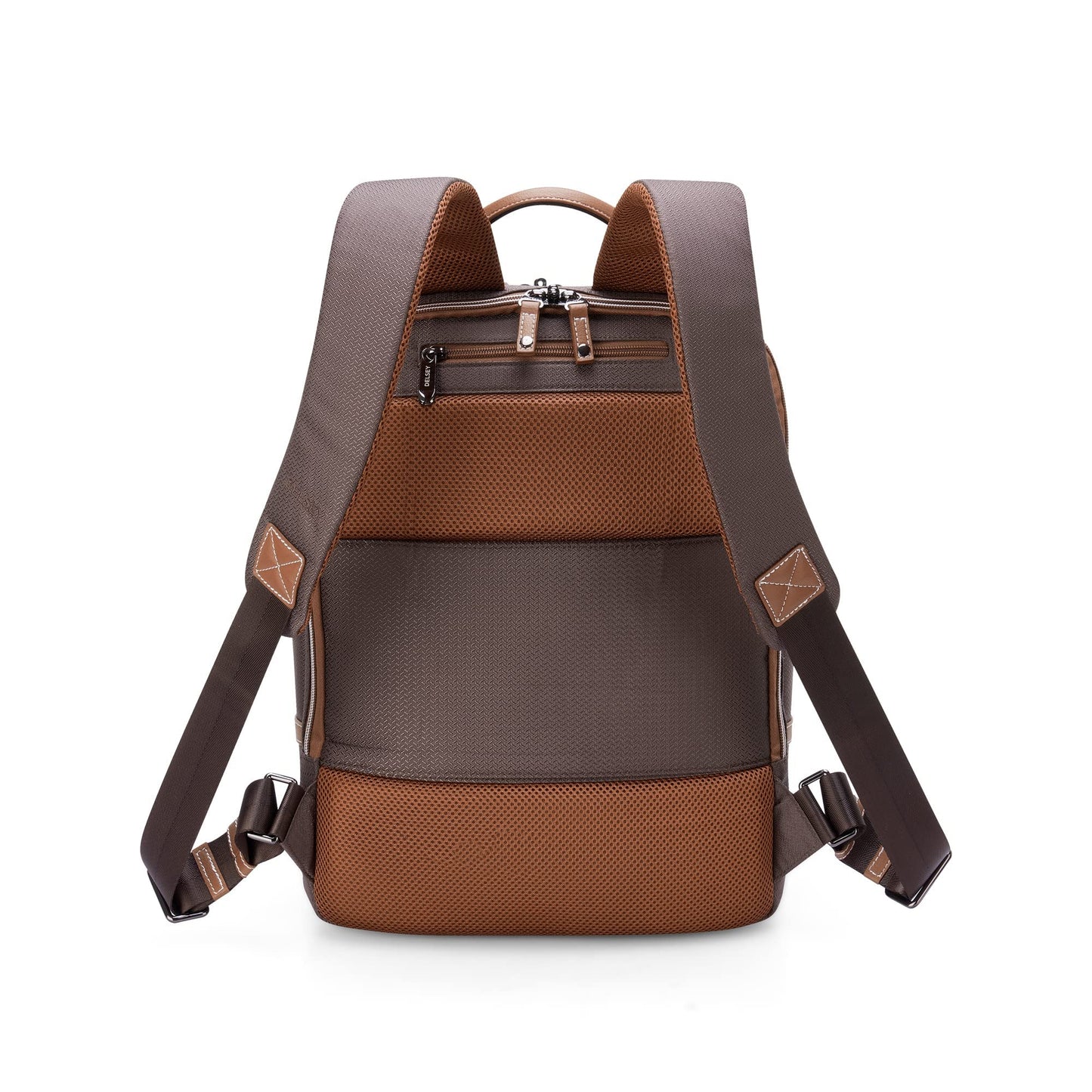 DELSEY PARIS Chatelet 2.0 Travel Laptop Backpack, Chocolate Brown