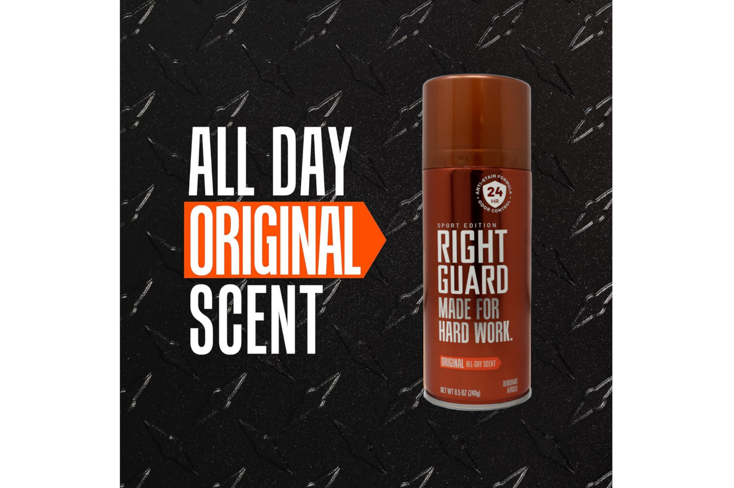 Right Guard Sport Deodorant, Aerosol, Original 8.5 oz (Pack of 3)