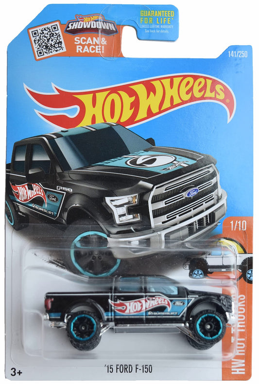 Hot Wheels '15 Ford F 150, HW Hot Trucks 1/10
