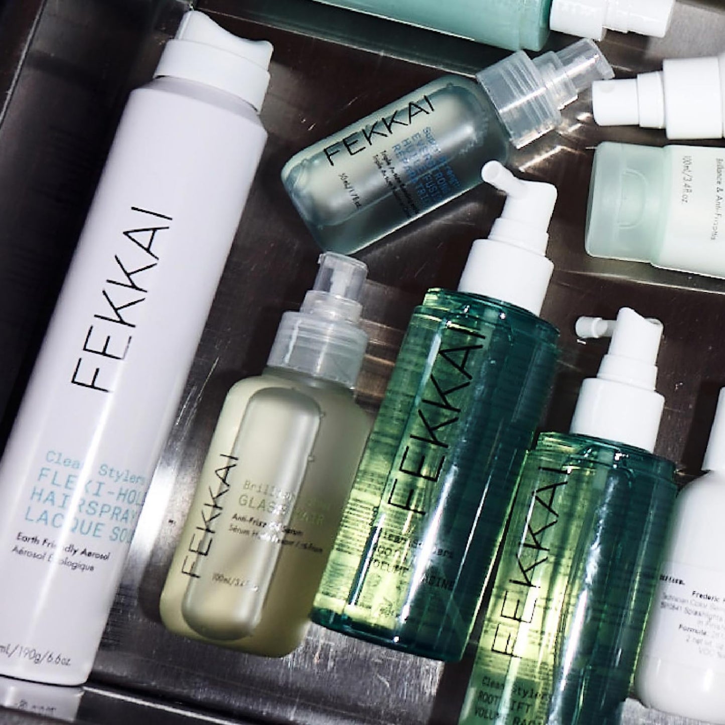 Fekkai Brilliant Gloss Glass Hair Anti-Frizz Oil Serum - 3.4 oz - Shiny, Glossy, Hydration, and Heat Protection - Salon Grade, EWG Compliant, Vegan