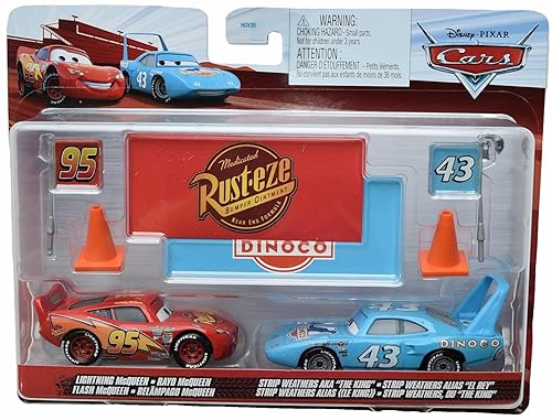 Disney Pixar Cars Lightning McQueen and The King