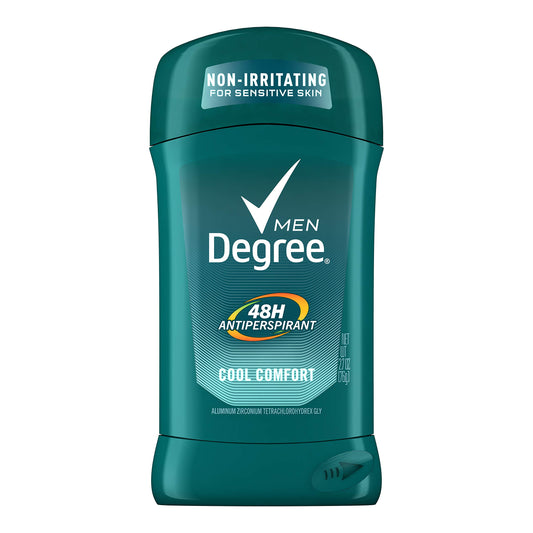 Degree Men Antiperspirant Deodorant Stick Cool Comfort 48 Hour Protection Non Irritating 2.7 oz (Packaging May Vary) Beauty and Personal Care Degree