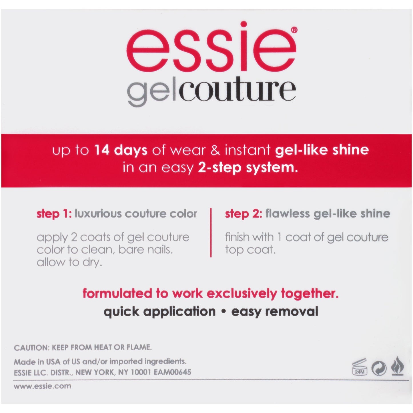 essie gel couture nail polish + top coat kit, V.I.Please + top coat Beauty & Personal Care essie