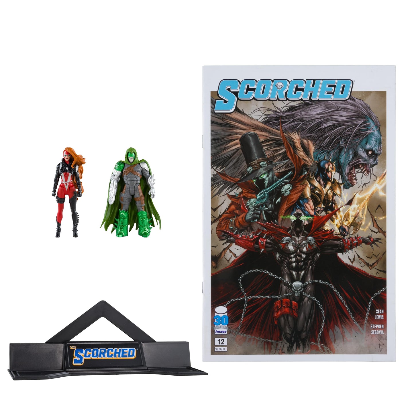 McFarlane Toys - Spawn Page Punchers 2pk She Spawn and Curse 3in Action Figures with Comic