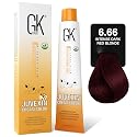 GK HAIR Global Keratin Professional Hair Color Cream Tube (3.4 Fl Oz/100ml) Nourishing & Cleansing Colors for Styling High Performance Long Lasting