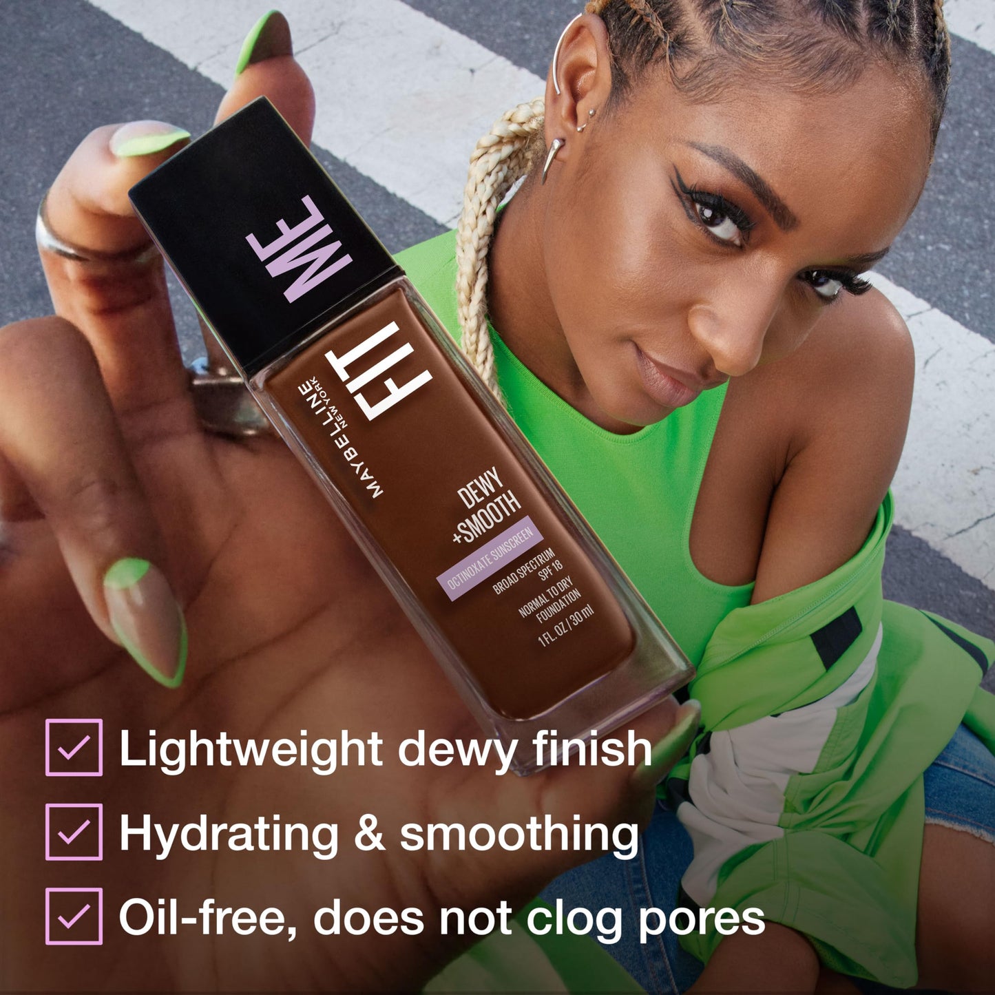 Maybelline Fit Me Dewy + Smooth Liquid Foundation Makeup, Classic Beige, 1 Count (Packaging May Vary)