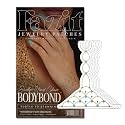 Fazit Makeup Patches - Scallop Hand Chain Bodybond - Glow Up Make-Up Patches - Cute Glitter Makeup Accessories for Women - Cosmetic Body Glitter