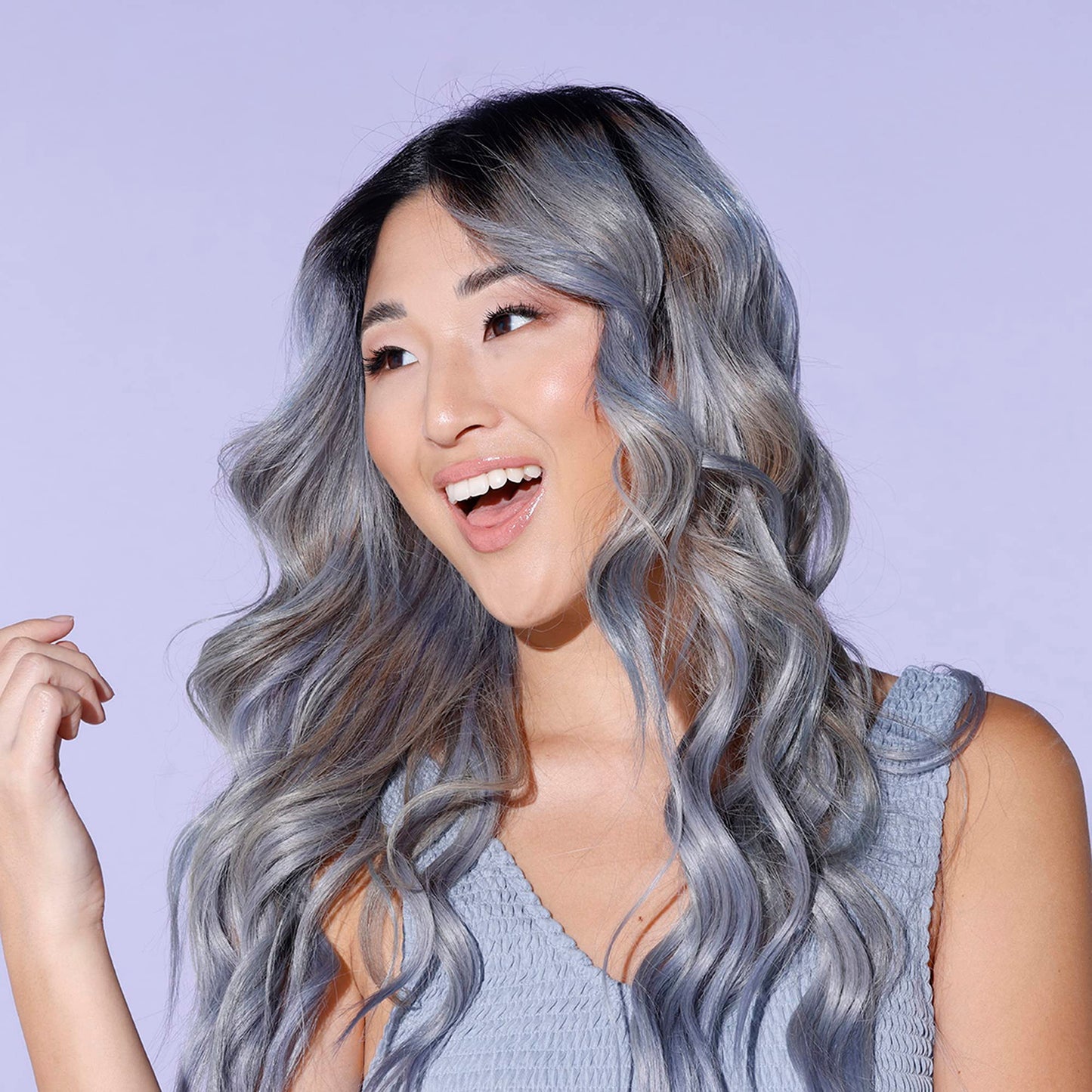Splat Brilliant Toning Foam, Titanium, 5 oz., Hair Toner Lasts Up to 10 Washes, Weightless Conditioning Foam Increases Vibrancy and Shine, Vegan
