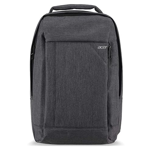 acer Travel Backpack (Gray), up to 15.6" Notebook and 10" Tablet, with Interior and Exterior Pockets